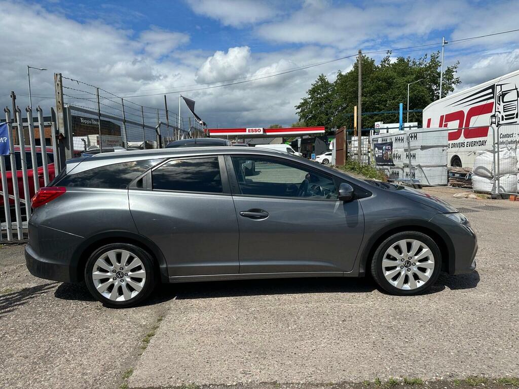 Honda Civic Estate 1.6 I-dtec Sr Tourer Euro 5 Ss 2014 PF14KXK Grey #6