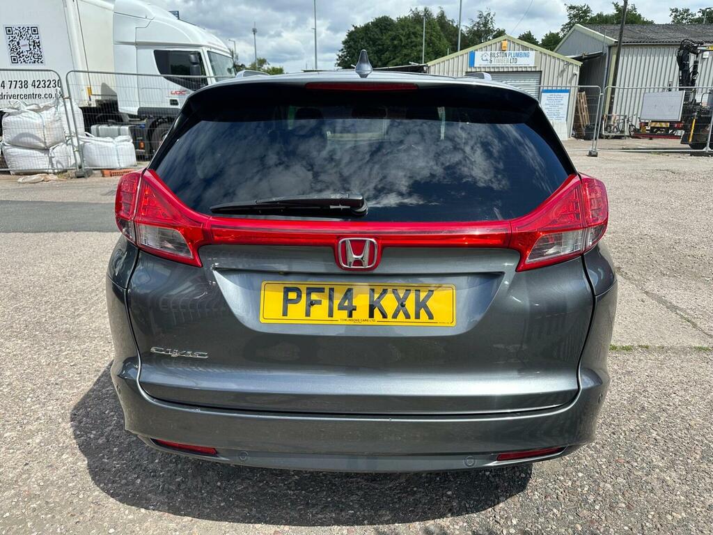 Honda Civic Estate 1.6 I-dtec Sr Tourer Euro 5 Ss 2014 PF14KXK Grey #5