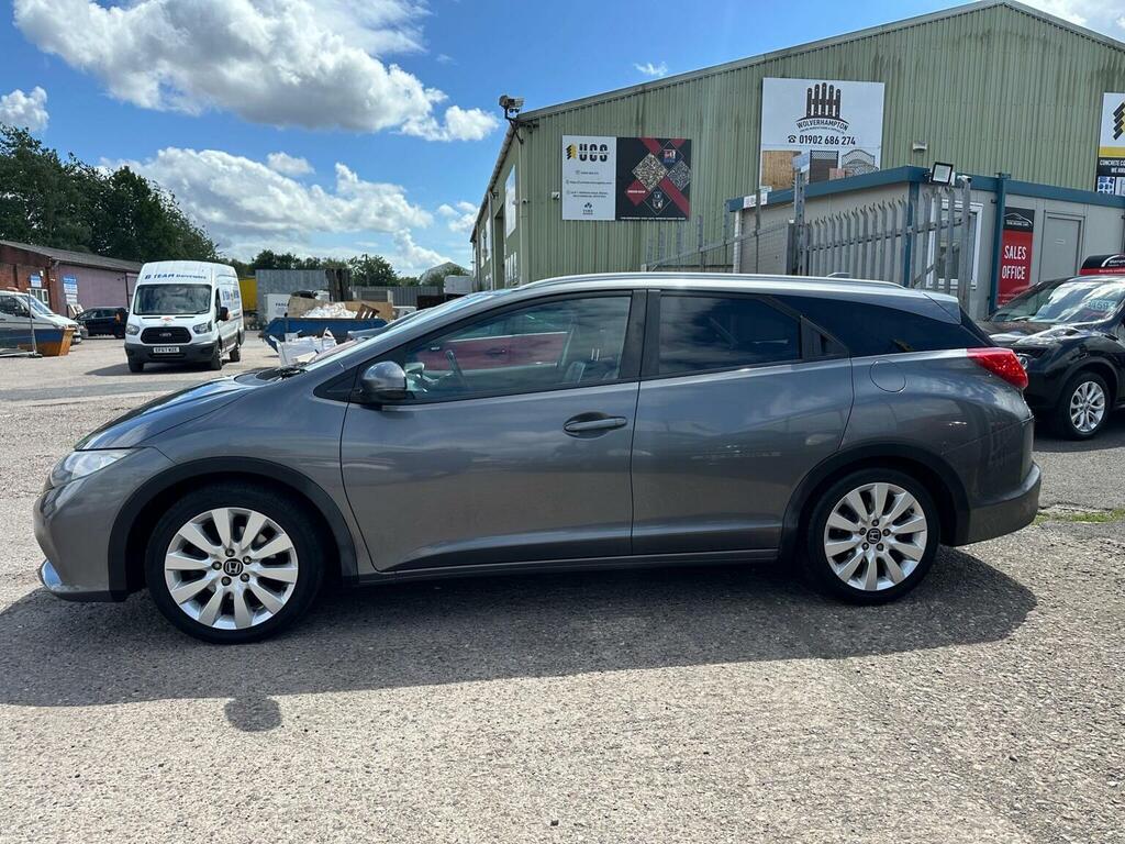 Honda Civic Estate 1.6 I-dtec Sr Tourer Euro 5 Ss 2014 PF14KXK Grey #4