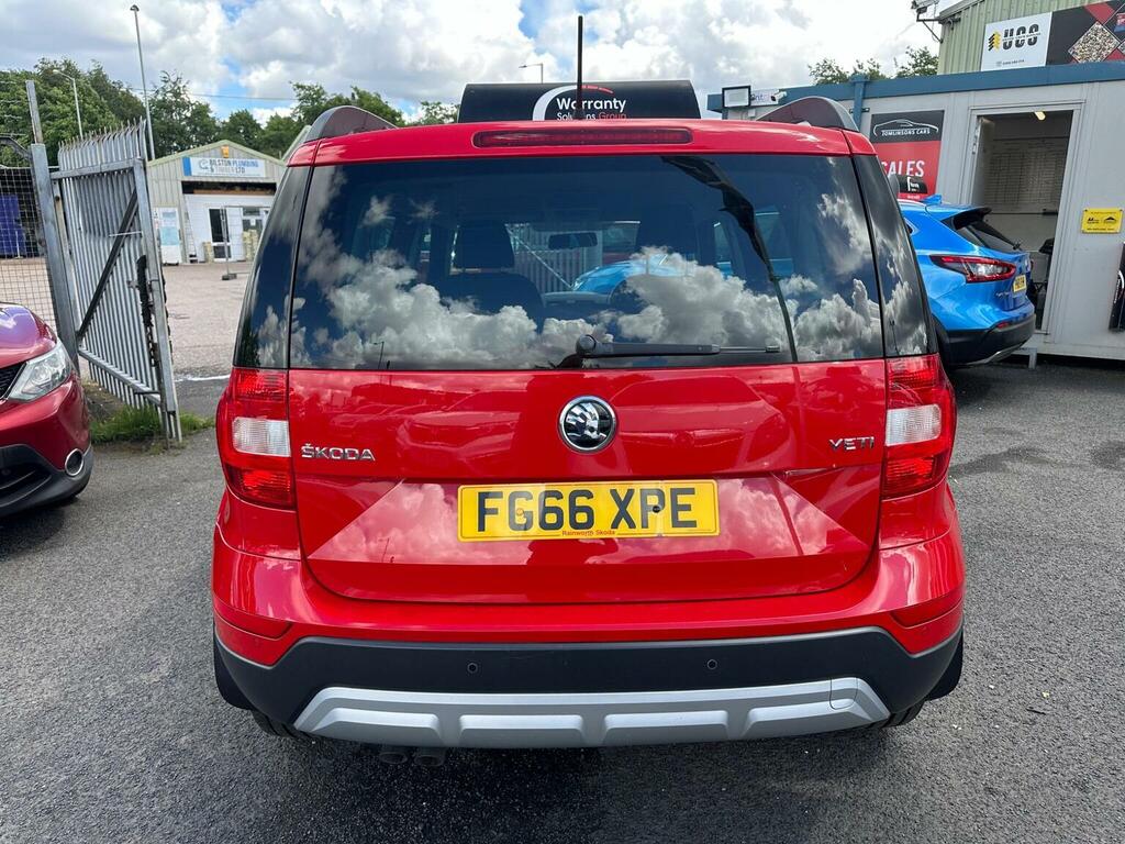Skoda Yeti Suv 2.0 Tdi Se Outdoor Euro 6 Ss 201666 FG66XPE Red #6