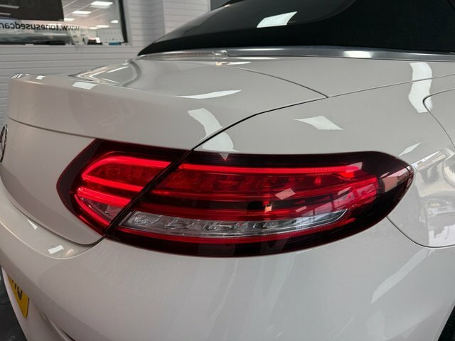 Mercedes-Benz C Class Convertible YK69EHS White #5