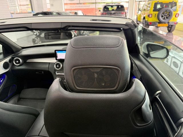 Mercedes-Benz C Class Convertible YK69EHS White #3