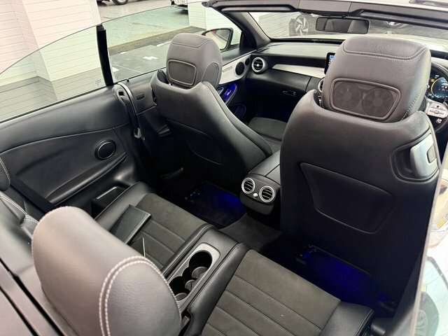 Mercedes-Benz C Class Convertible YK69EHS White #2