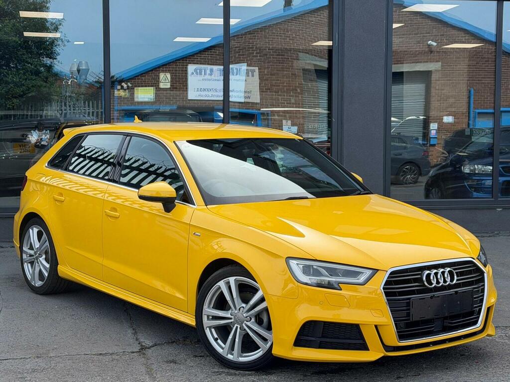 Audi A3 Hatchback 1.4 Tfsi Cod S Line Sportback S Tronic E Yellow #2