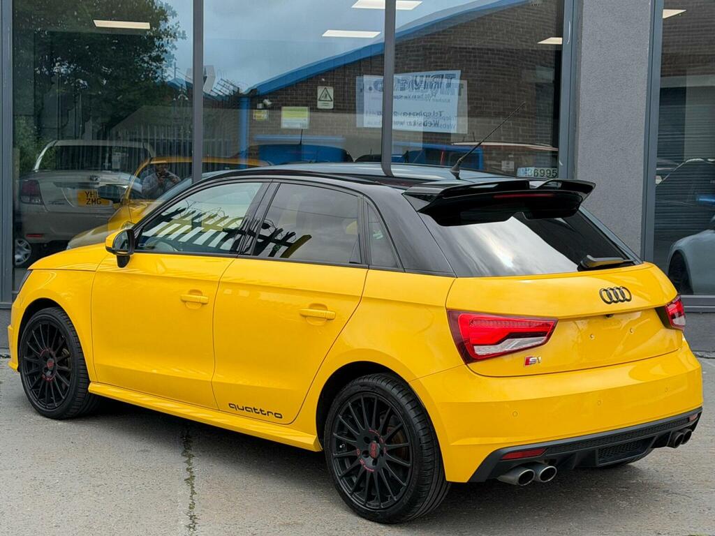 Audi S1 Hatchback 2.0 Tfsi Sportback Quattro Euro 6 Ss Yellow #5