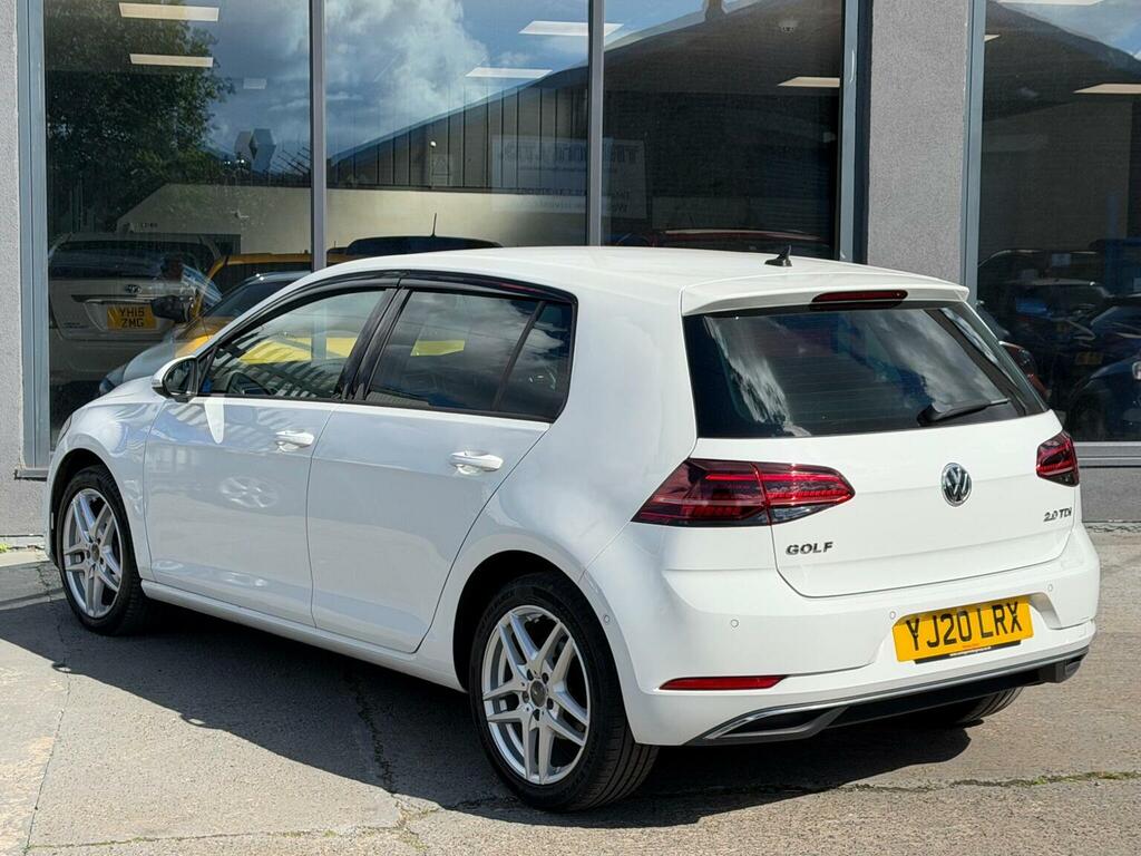 Volkswagen Golf Hatchback 2.0 Tdi Match Edition Dsg Euro 6 Ss 5 TEMP543 White #6
