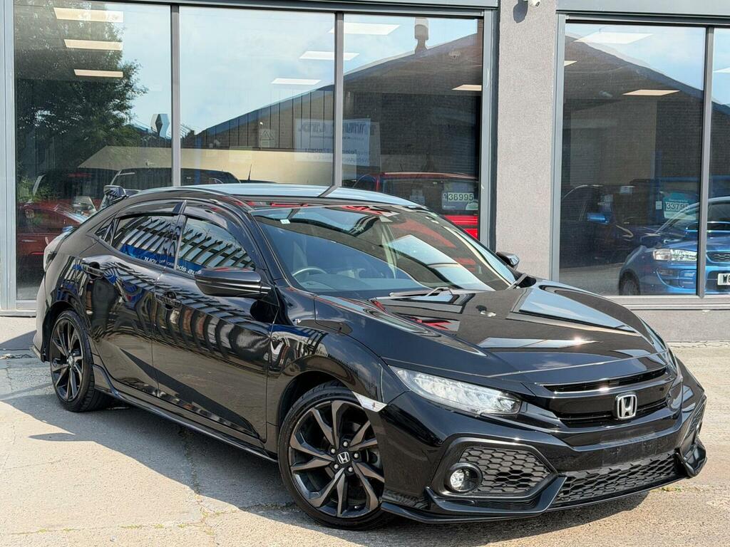 Honda Civic 1.5 Vtec Turbo Sport Cvt Euro 6 Ss Black #2