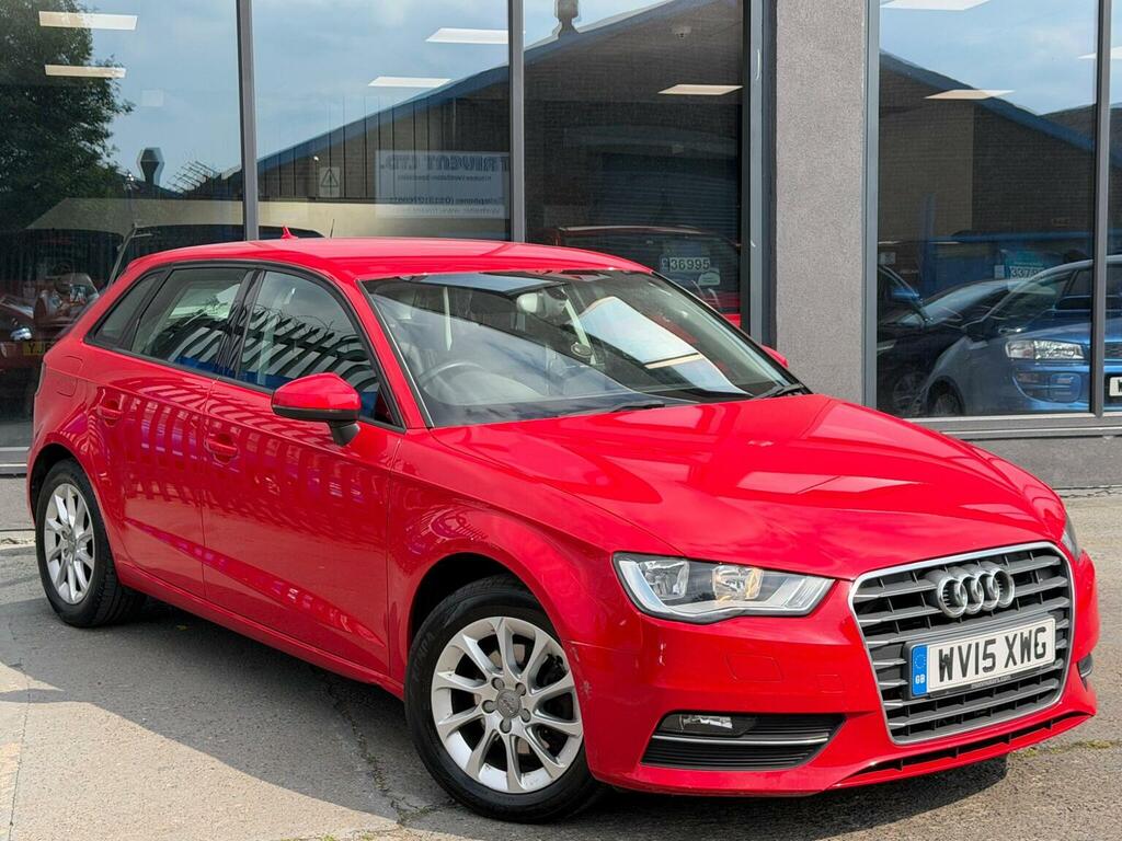 Audi A3 2.0 Tdi Sport Sportback Euro 6 Ss Red #2