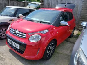 Citroen C1 1.2 Puretech Flair H B Red 20 Road Tax Very Cl