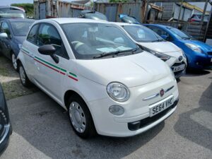 Fiat 500 1.2 Pop H B White 56000 Miles Only 35 Road Tax 