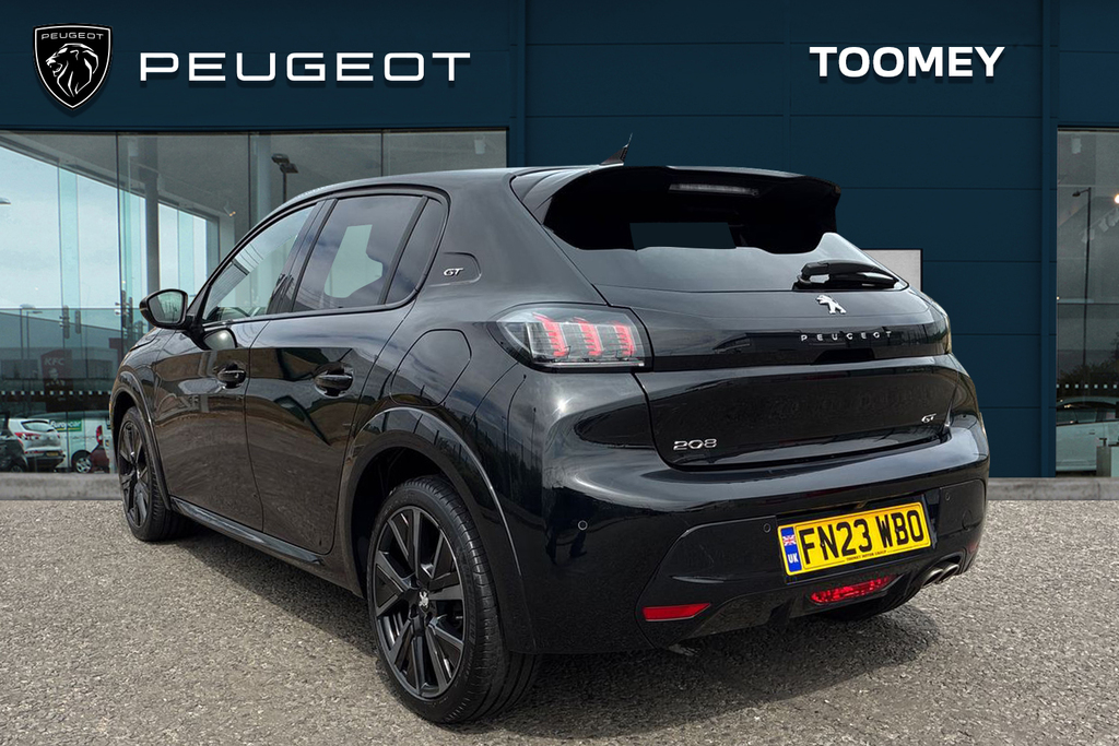 Peugeot 208 1.2 Puretech Gt Hatchback Eat Euro 6 S FN23WBO Black #3