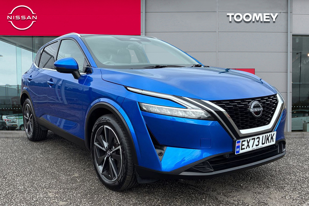 Nissan Qashqai 1.3 Dig T Mhev Tekna Suv Hybrid Blue