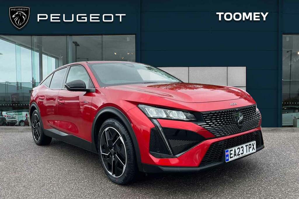 Peugeot 408 1.6 12.4Kwh Allure Premium Fastback Plu Red
