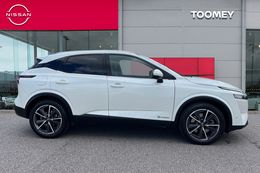 Nissan Qashqai 1.5 H E Power Tekna Suv Hybrid LR23TGJ White #4