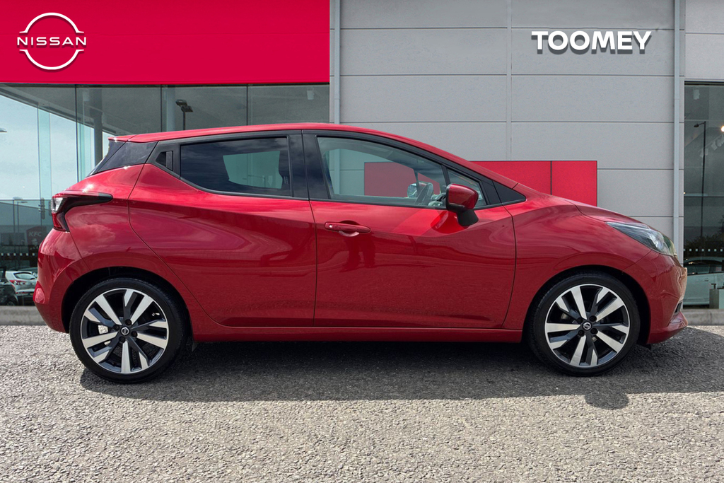 Nissan Micra 1.0 Ig T Tekna Hatchback Xtron Euro 6 Red #4