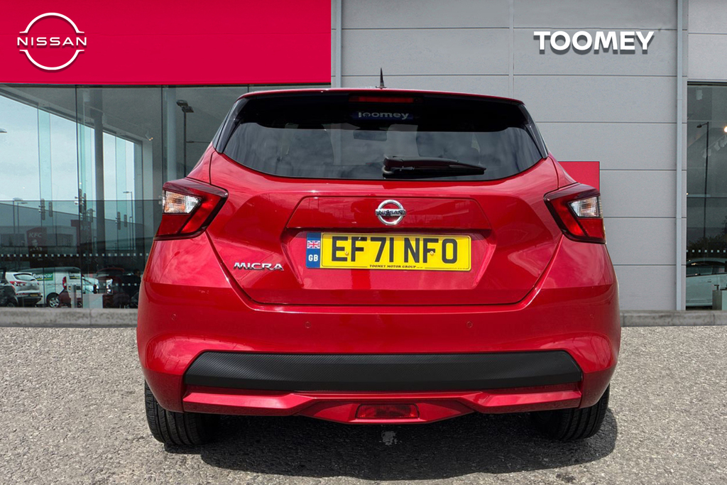 Nissan Micra 1.0 Ig T Tekna Hatchback Xtron Euro 6 Red #6