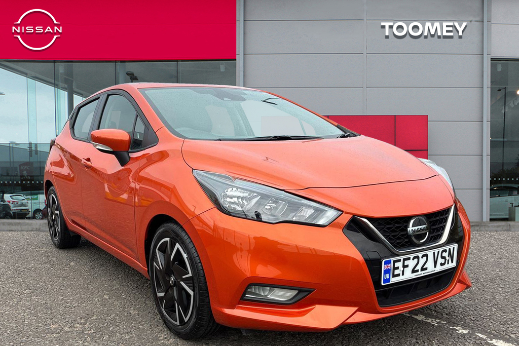 Nissan Micra 1.0 Ig T Acenta Hatchback Xtron Euro 6 Orange