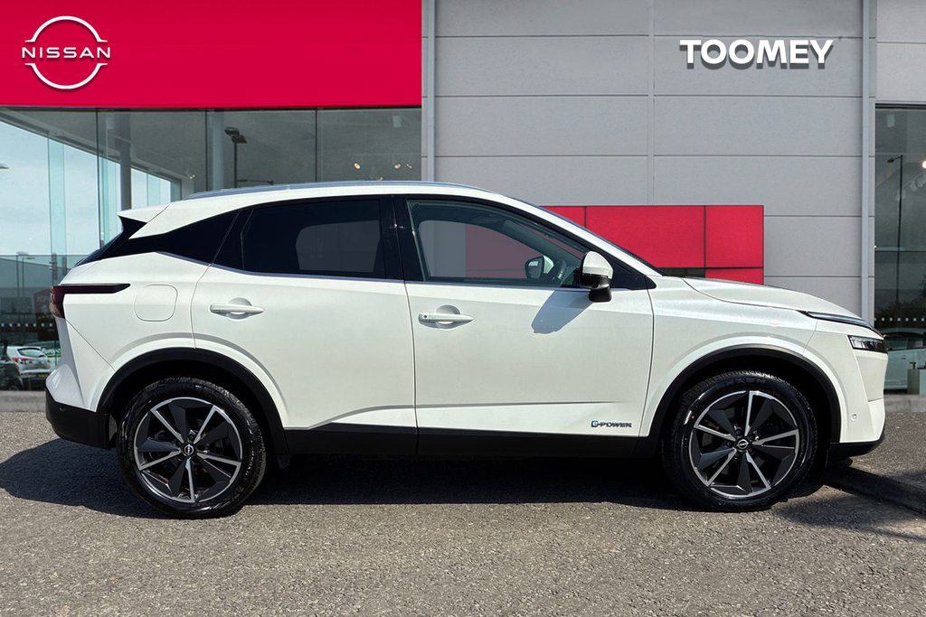 Nissan Qashqai 1.5 H E Power Tekna Suv Hybrid DV23WBK White #4