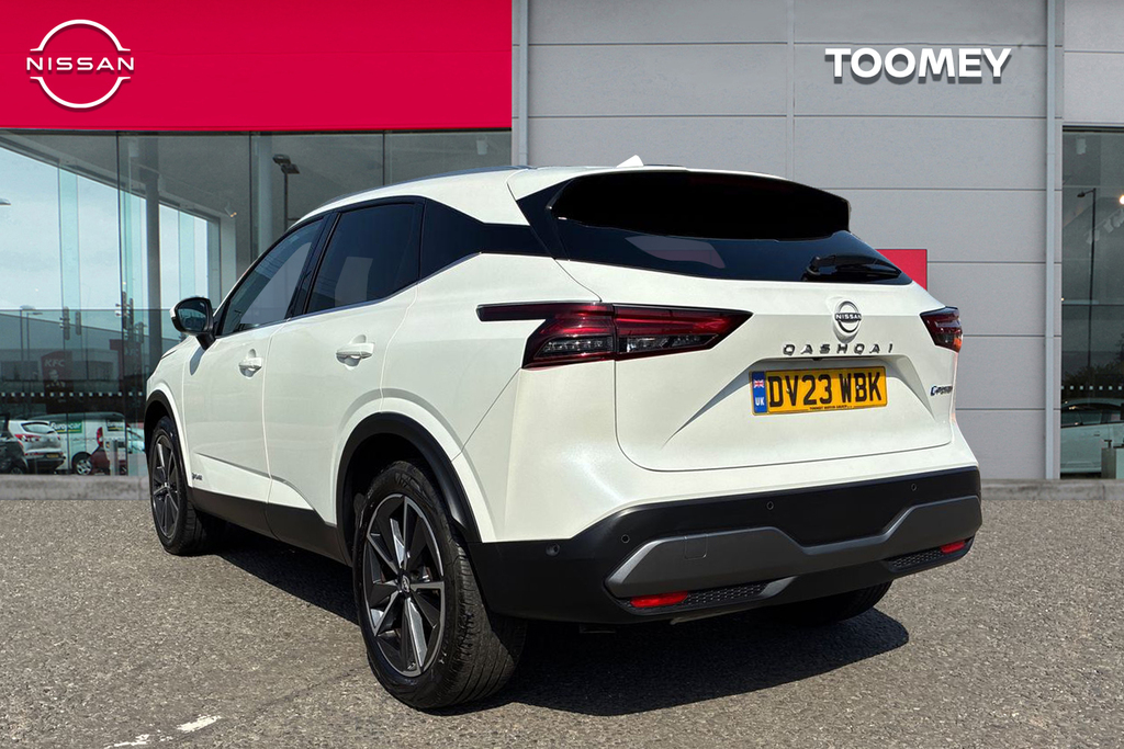 Nissan Qashqai 1.5 H E Power Tekna Suv Hybrid DV23WBK White #3
