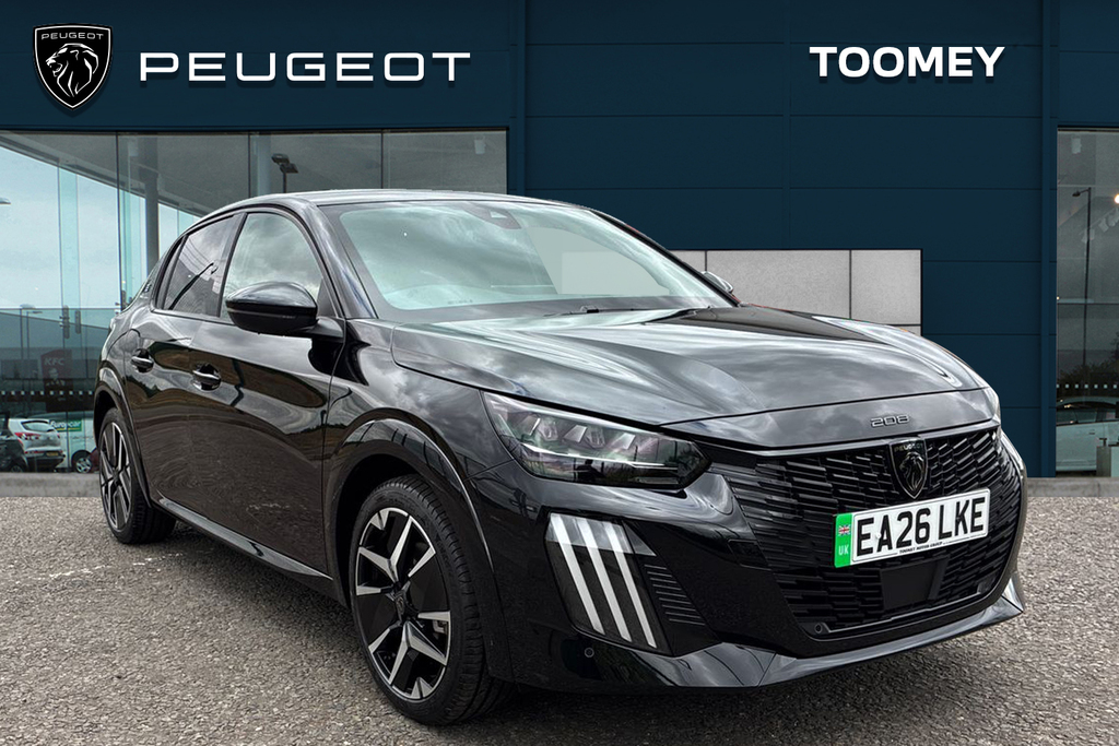 Peugeot e-208 51Kwh Gt Hatchback 7.4Kw Charge Black