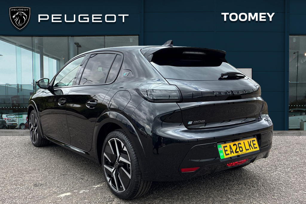 Peugeot e-208 51Kwh Gt Hatchback 7.4Kw Charge Black #3