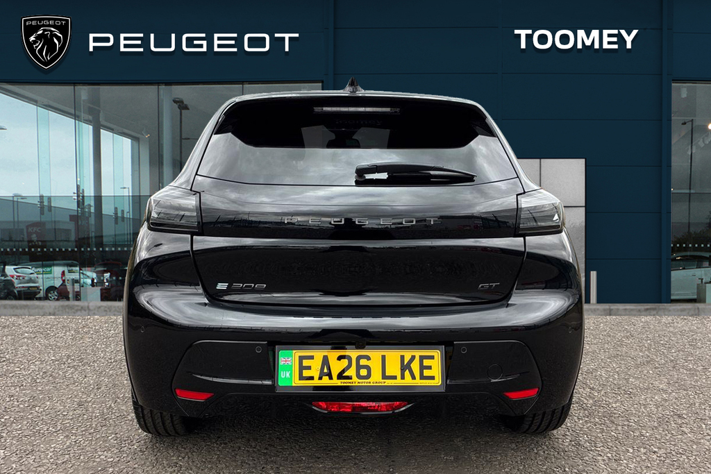 Peugeot e-208 51Kwh Gt Hatchback 7.4Kw Charge Black #6