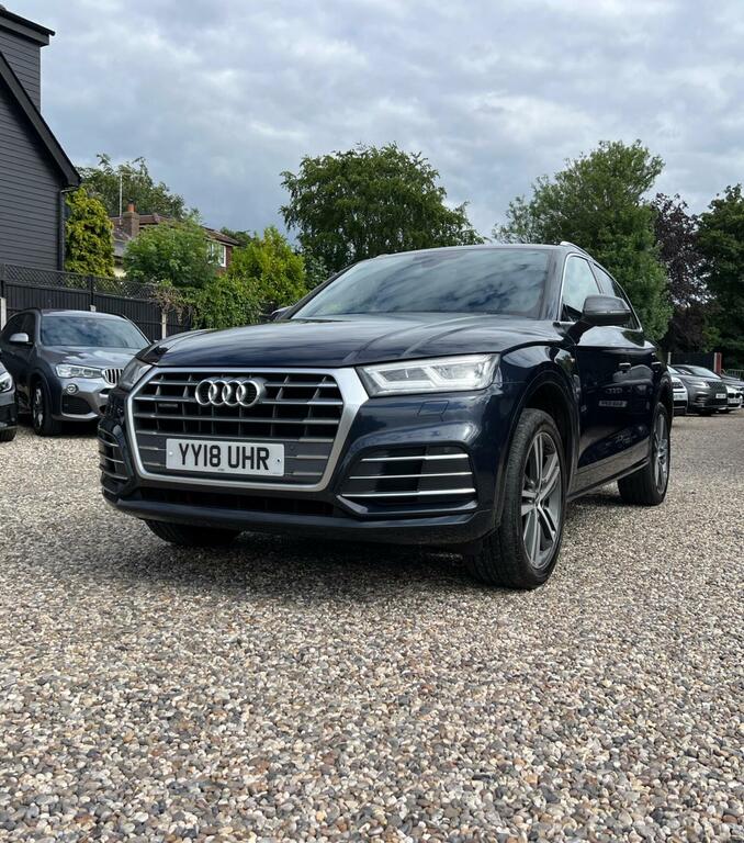 Audi Q5 2.0 Tdi S Line S Tronic Quattro Euro 6 Ss Blue #3