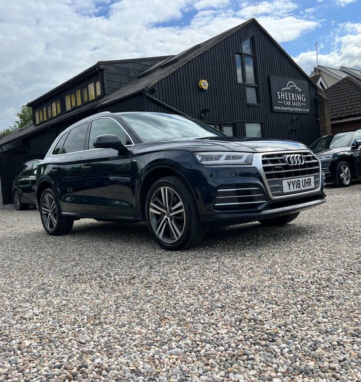 Audi Q5 2.0 Tdi S Line S Tronic Quattro Euro 6 Ss Blue