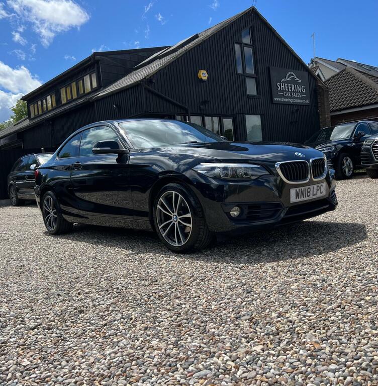 BMW 2 Series 1.5 218I Sport Euro 6 Ss Black