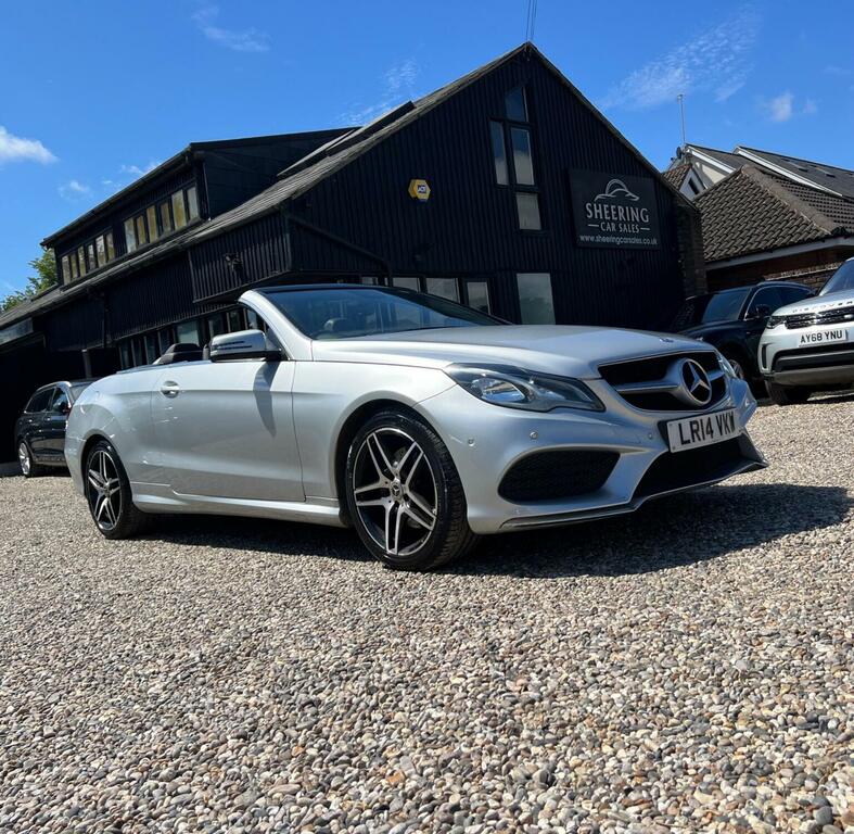 Mercedes-Benz E Class 2.1 E220 Cdi Amg Sport Cabriolet G-tronic Euro 5 Silver #3