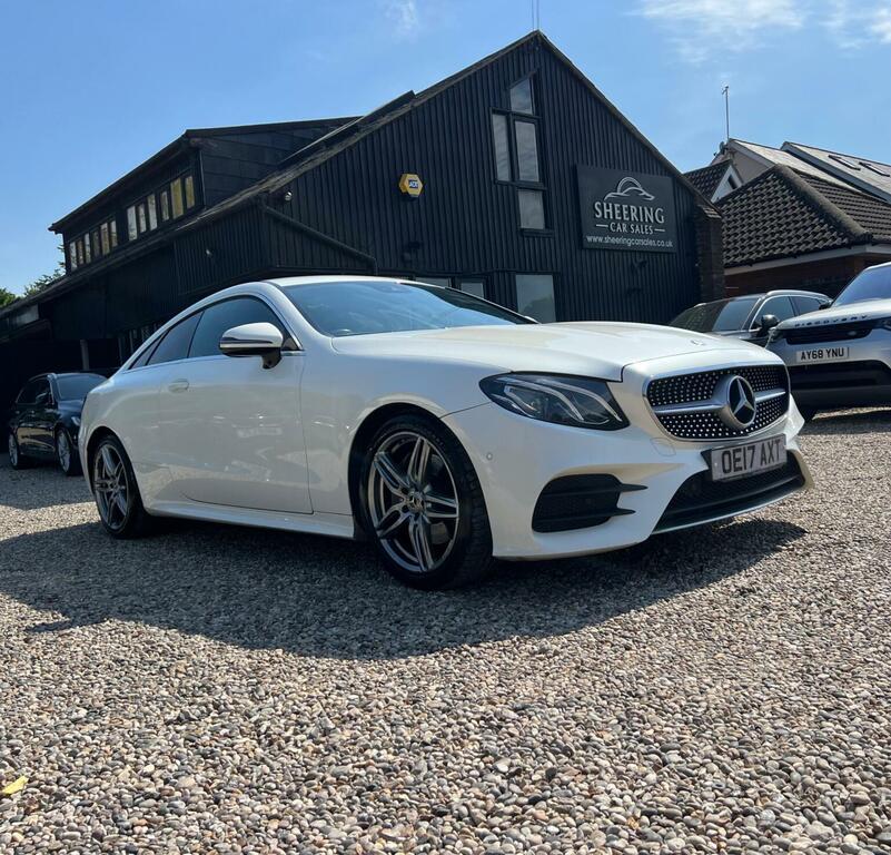 Mercedes-Benz E Class 2.0 E220d Amg Line G-tronic Euro 6 Ss White