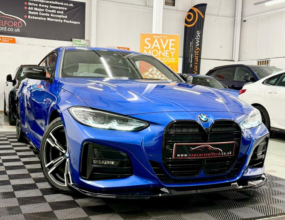 BMW 4 Series Gran Coupe Coupe 2.0 420D Mht M Sport Euro 6 Ss Blue