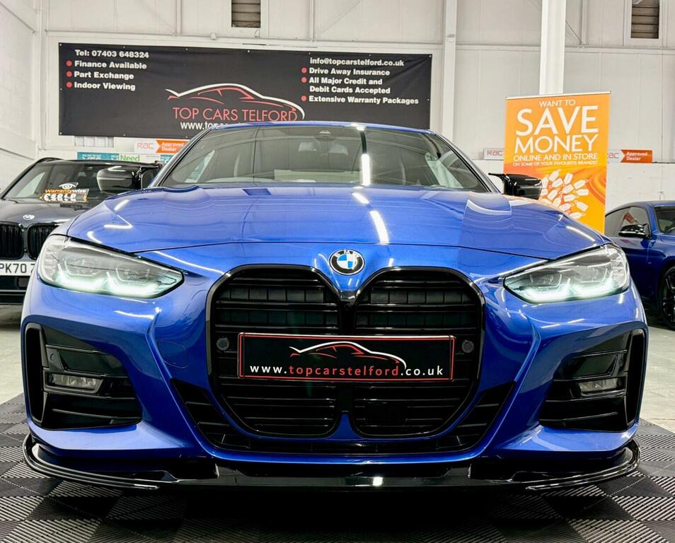 BMW 4 Series Gran Coupe Coupe 2.0 420D Mht M Sport Euro 6 Ss Blue #2
