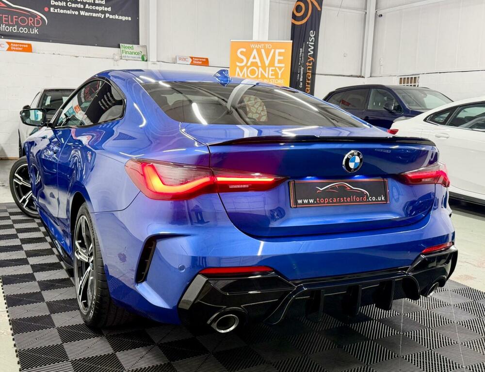 BMW 4 Series Gran Coupe Coupe 2.0 420D Mht M Sport Euro 6 Ss Blue #5
