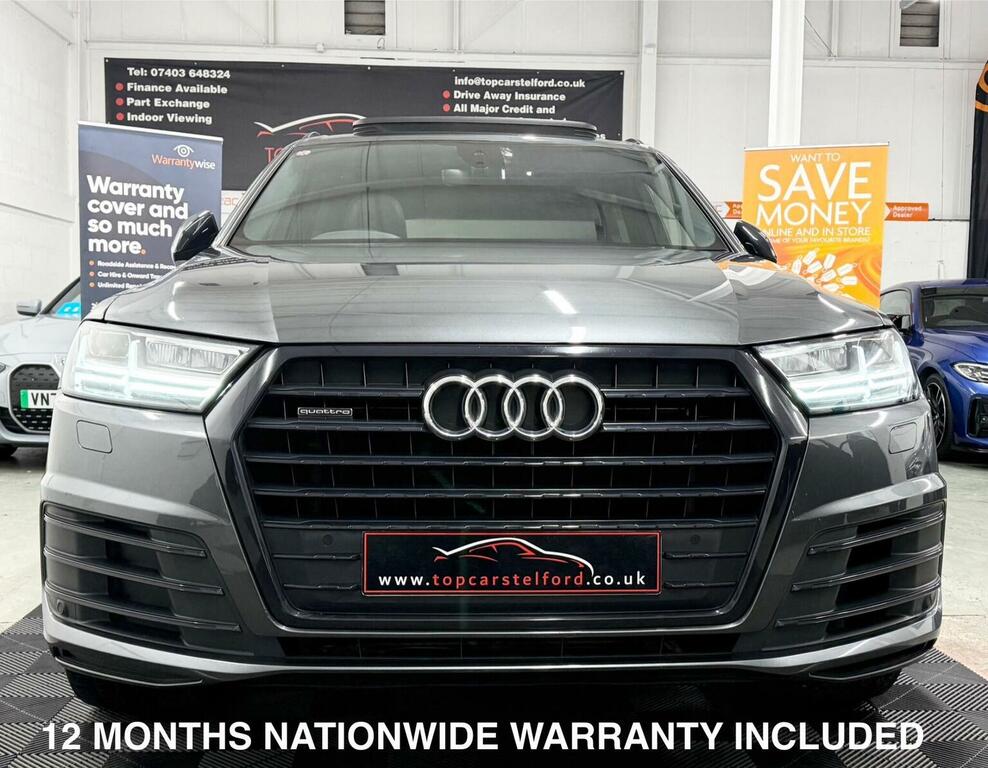 Audi Q7 Suv 3.0 Tdi V6 50 Black Edition Tiptronic Quattro NJ19HLM Grey #2