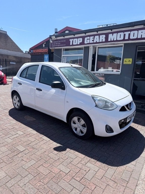Nissan Micra Visia White