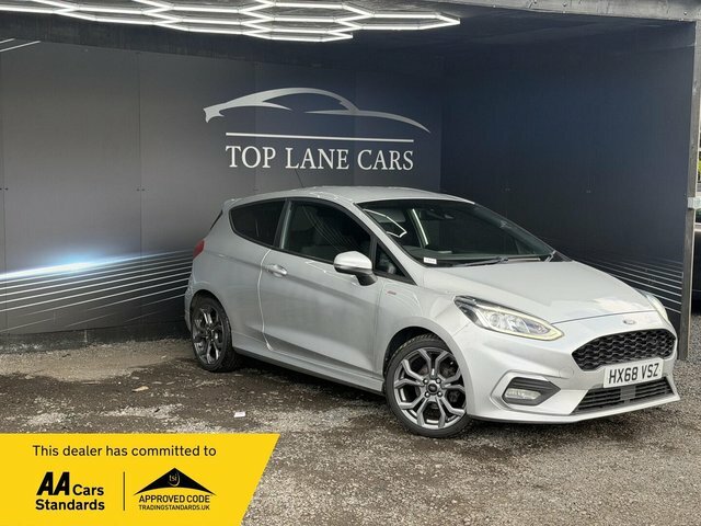 Ford Fiesta 2018 1.0T Ecoboost St-line Euro 6 Ss Silver