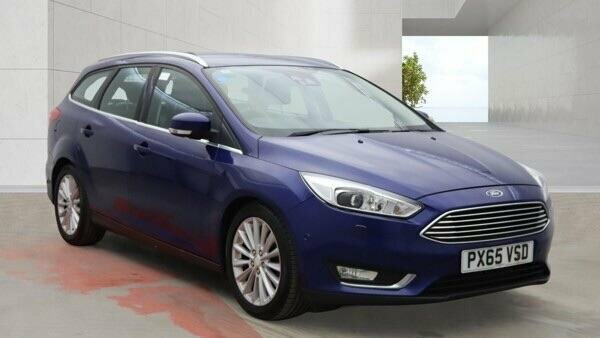 Ford Focus 2015 2.0 Tdci Titanium X Powershift Euro 6 Ss 5 PX65VSD Blue #4