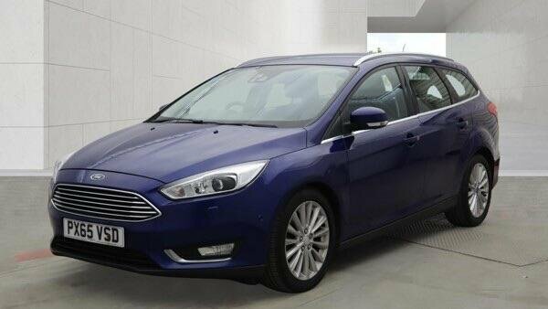 Ford Focus 2015 2.0 Tdci Titanium X Powershift Euro 6 Ss 5 PX65VSD Blue #2
