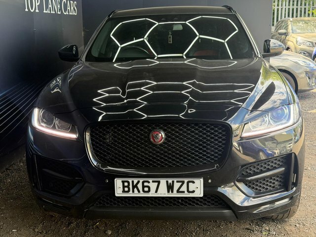 Jaguar F-Pace 2017 2.0 D180 R-sport Awd Euro 6 Ss Black #3