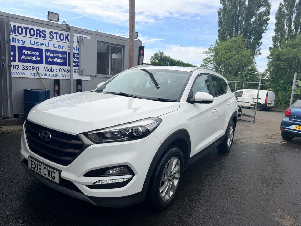 Hyundai Tucson 1.6 Gdi Blue Drive Se Nav Euro 6 Ss White #3