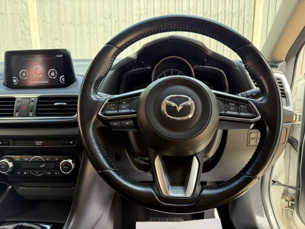 Mazda 3 2.0 Skyactiv-g Sport Nav Euro 6 Ss YP18NXE White #5