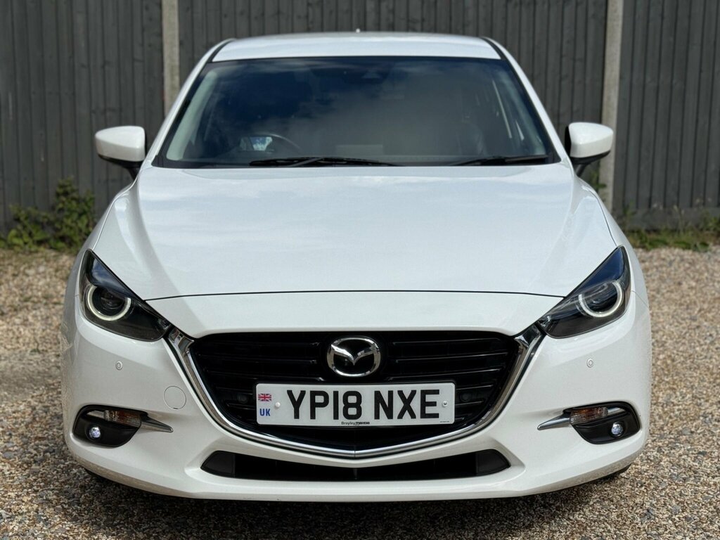 Mazda 3 2.0 Skyactiv-g Sport Nav Euro 6 Ss YP18NXE White #3