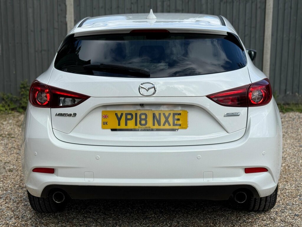 Mazda 3 2.0 Skyactiv-g Sport Nav Euro 6 Ss YP18NXE White #4