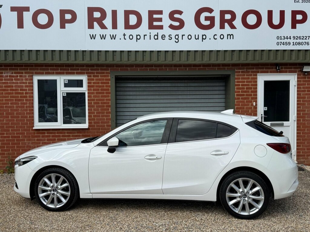 Mazda 3 2.0 Skyactiv-g Sport Nav Euro 6 Ss YP18NXE White #2