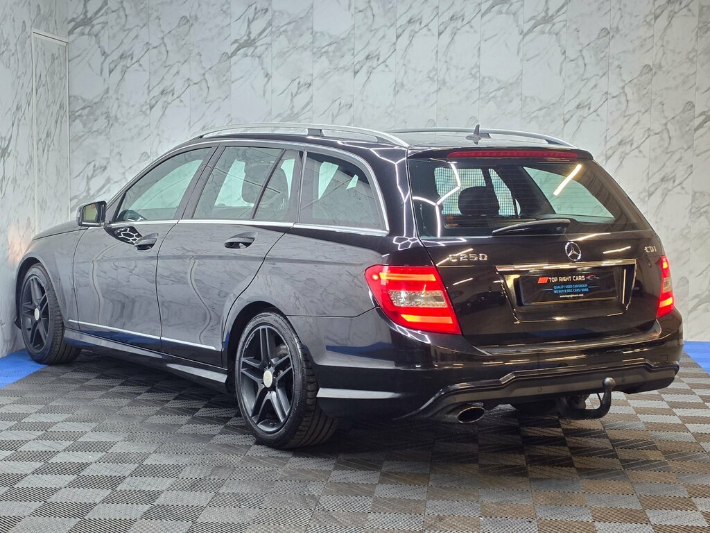 Mercedes-Benz C Class 2.1 C250 Cdi Blueefficiency Amg Sport Estate G BF62LUZ Black #5