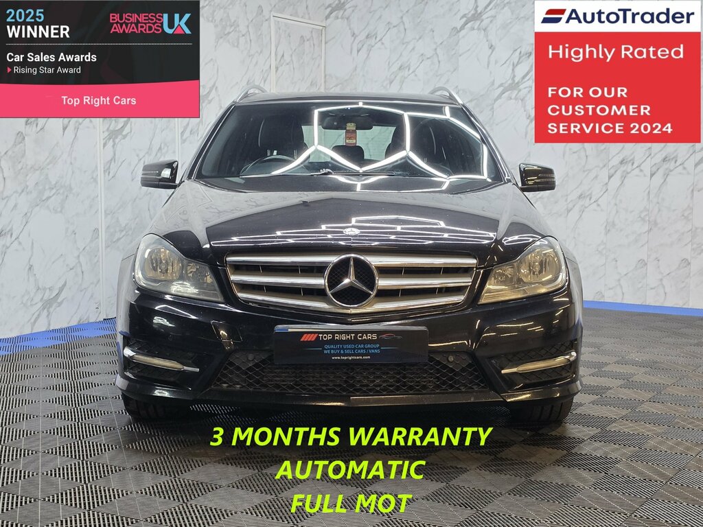 Mercedes-Benz C Class 2.1 C250 Cdi Blueefficiency Amg Sport Estate G BF62LUZ Black #2
