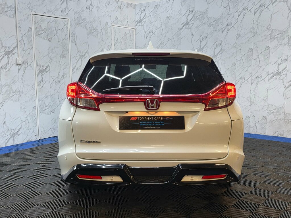 Honda Civic 1.6 I-dtec Sr Tourer Ss 120 Ps White #3