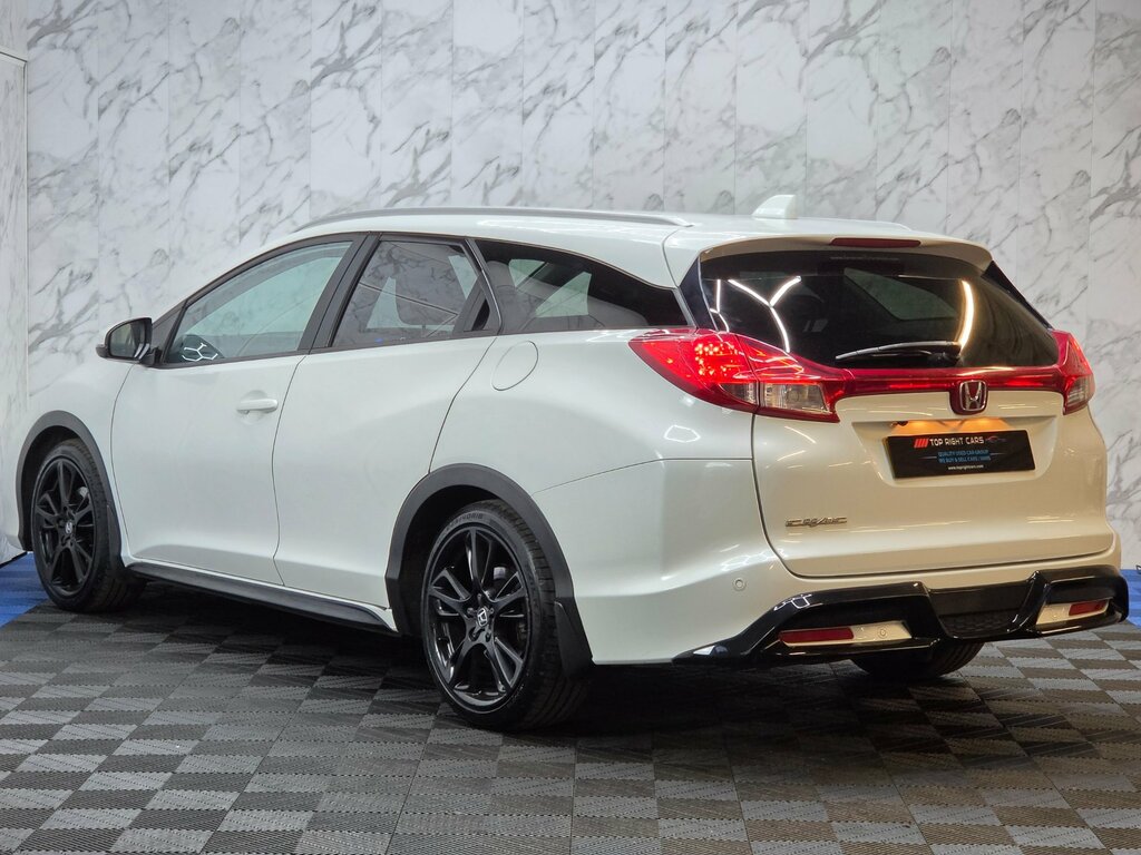 Honda Civic 1.6 I-dtec Sr Tourer Ss 120 Ps White #4