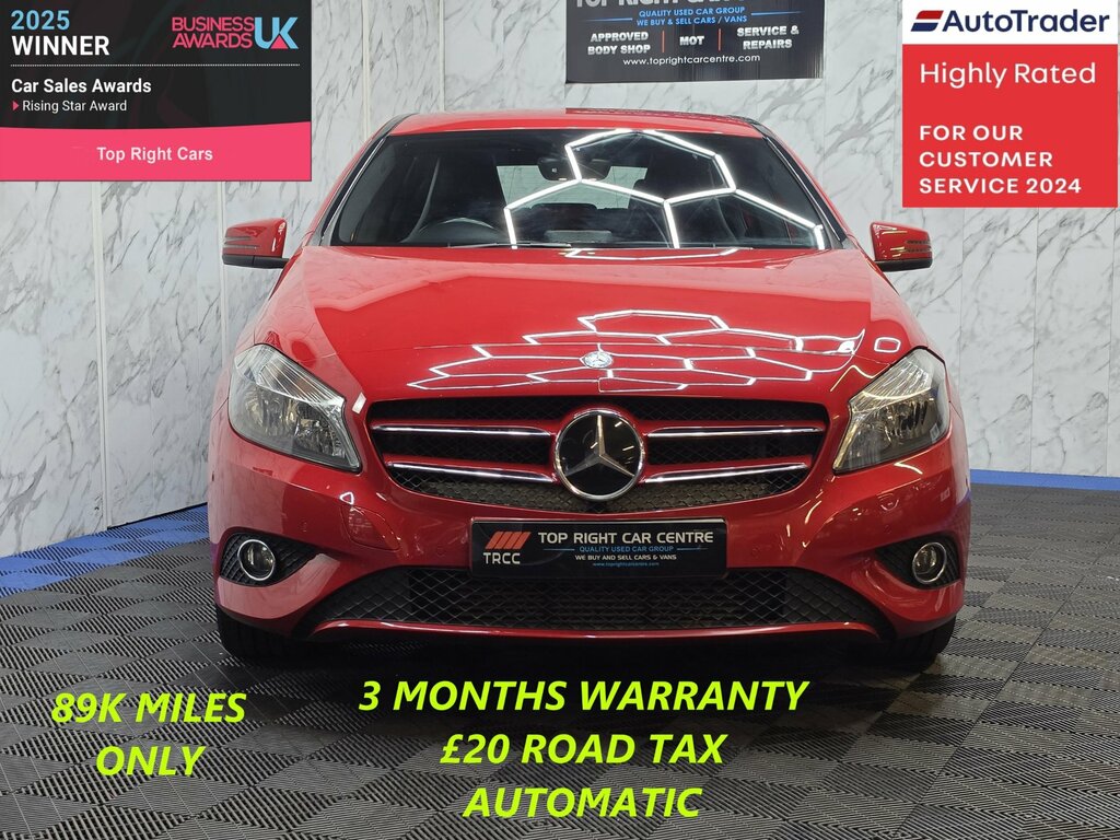 Mercedes-Benz A Class 1.5 A180 Cdi Se Hatchback 7G-dct Ss 109 Ps Red #2